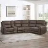 New Classic 28-U5853-5PS Gaia - 5 Piece P2 Power Sectional - Sable