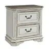 Liberty Furniture 244-BR61 Magnolia Manor - 2 Drawer Nightstand - Antique White