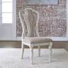 Liberty Furniture 244-C2501S Liberty Furniture 244-C2501S Magnolia Manor - Splat Back Upholstered Side Chair - Antique White