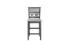 New Classic D1701-52S-GRY Gia - 5 Piece Round Counter Dining Set - Gray