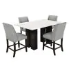 New Classic D1221-22 Faust - Counter Chair (Set of 2) - Gray