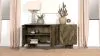 Coaster Fine Furniture 130515 Tyler - 3 Door Solid Wood Sideboard Buffet Cabinet - Mango Brown