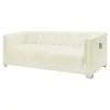 CoasterElevations 505391 Chaviano - Upholstered Track Arm Sofa - Pearl White