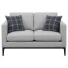 CoasterElevations 508681-S3 Apperson - 3 Piece Upholstered Track Arm Sofa Set - Light Gray