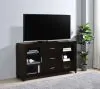 CoasterEssence 700881 Lewes - 2 Door Engineered Wood TV Stand - Cappuccino