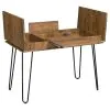 CoasterEveryday 802011 Sheeran - Writing Desk With Storage - Rustic Amber
