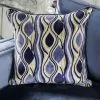 Furniture of America SM2687-LV Jodie - Loveseat - Satin Blue / Silver