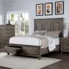 Furniture of America CM7461GY-CK-BED Durango - California King Bed