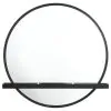 Coaster Fine Furniture 224337-SET Arini - 2 Piece Makeup Vanity Table And Mirror Set - Black