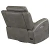 Coaster Fine Furniture 603433PPP Brickston - Triple Power Swivel Glider Recliner - Charcoal