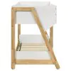 Coaster Fine Furniture 460510B2 Wyatt - Guard Rails, Side Rails & Ladder, Box 2 of 2 - White And Natural