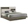 Coaster Fine Furniture 224981KEB3 Fenwick - King Side Rails & Slats, Box 3 of 3 - Gray Oak