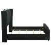 Coaster Fine Furniture 223161QB1 Lorient - Queen Headboard, Box 1 of 4 - Black