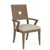 Riverside Furniture 73958 Riverside Furniture 73958 Cascade - Upholstered Wood Back Arm Chair (Set of 2) - Casual Mink