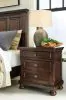 Ashley Furniture B697-92 Porter - Two Drawer Night Stand - Dark Brown