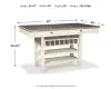 Ashley Furniture D647-32 Bolanburg - Rectangular Dining Room Counter Table - Beige