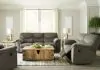 Ashley Furniture 28201/88/86/25 Ashley Furniture 28201/88/86/25 Alphons - 3 Pc. - Reclining Sofa, Loveseat, Rocker Recliner - Putty