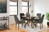 Ashley Furniture D615/15/02(4) Ashley Furniture D615/15/02(4) Lyncott - 5 Pc. - Dining Room Table, 4 Side Chairs - Charcoal / Brown