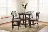 Ashley Furniture D422-223 Langwest - Dining Room Counter Table Set (Set of 5) - Brown