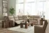 Ashley Furniture 61004/58/31/77/46/62/13 Ashley Furniture 61004/58/31/77/46/62/13 Next-Gen Durapella - 6 Pc. - 5-Piece Power Reclining Sectional, Power Recliner - Sand