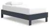 Ashley Furniture EB1528-111 Simmenfort - Twin Platform Bed - Navy Blue