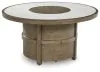Ashley Furniture P701-776 Rainier Ranch - Round Fire Pit Table - Beige