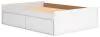 Ashley Furniture EB9630B9 Ashley Furniture EB9630B9 Onita - Full Platform Bed With 1 Side Storage - White
