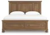 Ashley Furniture PCB779B12 Ashley Furniture PCB779B12 Feddinger - King Panel Storage Bed - Medium Brown