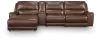 Ashley Furniture PCU62607S27 Ashley Furniture PCU62607S27 DeepWakes - 4-Piece Power Reclining Sectional With LAF Press Back Power Chaise And Storage Console - Canyon