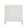 Samuel Lawrence Furniture S916-050 Madison - 2-Drawer Nightstand with USB Port in a Grey-White Wash Finish - Natural