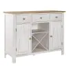 Liberty Furniture 62WH-SR4836 Liberty Furniture 62WH-SR4836 Lindsey Farm - Server - Weathered White & Sandstone