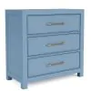 Riverside Furniture 30763 Rosalie - 3 Drawer Accent Chest - Blue