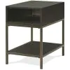 Riverside Furniture 92812 Riverside Furniture 92812 Hyde - Rectangular Chairside Table - Dark Brown