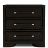 Riverside Furniture 27169 Lydia - 3 Drawer Nightstand - Dark Brown