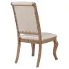 CoasterEssence 110292 Brockway - Upholstered Dining Chair (Set of 2) - Barley Brown
