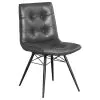 CoasterEssence 110302 Aiken - Upholstered Dining Side Chair (Set of 4) - Charcoal
