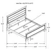 CoasterEveryday 204391Q Kauffman - Wood Queen Panel Bed - Dark Cocoa