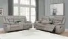 CoasterEveryday 651351-S2 Greer - 2 Piece Upholstered Reclining Sofa Set - Taupe