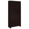 CoasterEveryday 800905 Skylar - 5-Shelf Bookcase With Drawer - Cappuccino