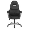 CoasterEssence 801296 Bruce - Upholstered Adjustable Home Office Desk Chair - Black