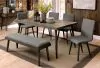 Furniture of America CM3360T Vilhelm - Dining Table - Gray