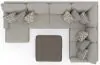 Jackson Furniture Industries 3345/75/30/72/28-26 Jackson Furniture Industries 3345/75/30/72/28-26 Livingston - 3 Piece Sectional With Comfort Coil Seating, 9 Included Accent Pillows And 1 Included 45