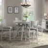 Intercon MR-BS-530C-WWH-K24 Modern Rustic - Panel Stool - Weathered White