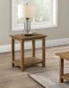 Coaster Fine Furniture 710546 Payne - Wood End Table With Shelf - Distressed Brown