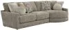 Jackson Furniture Industries 3145/63/96-28 Jackson Furniture Industries 3145/63/96-28 Turner - 2 Piece Sofa Cuddler With Right Side Facing Cuddler - Mushroom