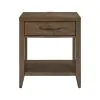 Liberty Furniture 936-BR62 Shaker Lakes - Open Nightstand With Charging Station - Harvest Brown