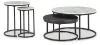 Ashley Furniture T161-14 Jusmour - Occasional Nesting Table (Set of 4) - Black / White