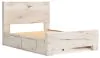Ashley Furniture B2310B43 Ashley Furniture B2310B43 Lawroy - Full Panel Bed With Under Bed Storage - Light Natural