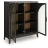Ashley Furniture A4000702 Armenleigh - Bar Cabinet - Black / Brown