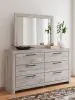 Ashley Furniture PCB1120B1 Ashley Furniture PCB1120B1 Broachmyn - Dresser And Mirror - Gray